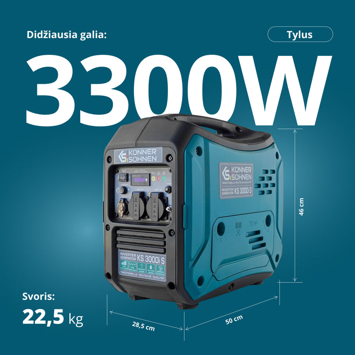 Inverterinis generatorius KS 3000i S