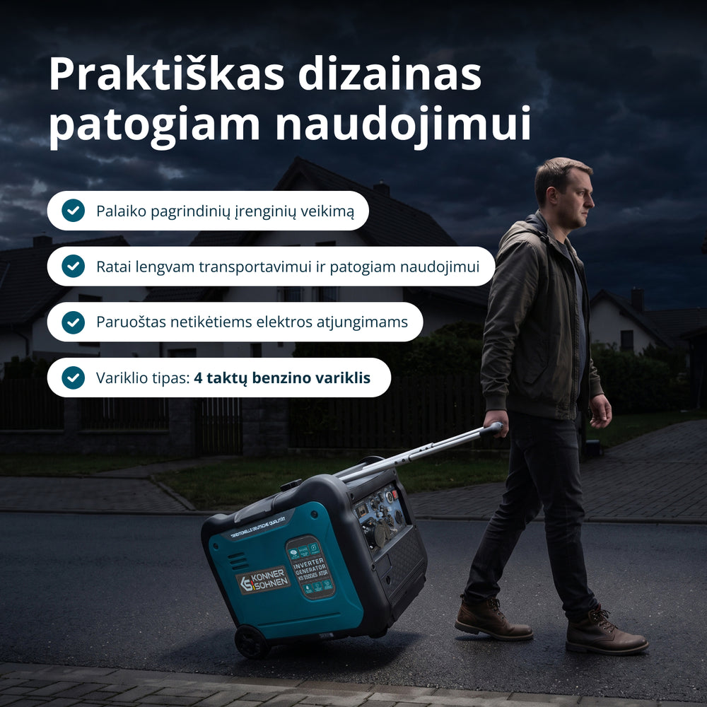 Invertora ģenerators KS 5500iE S ATSR