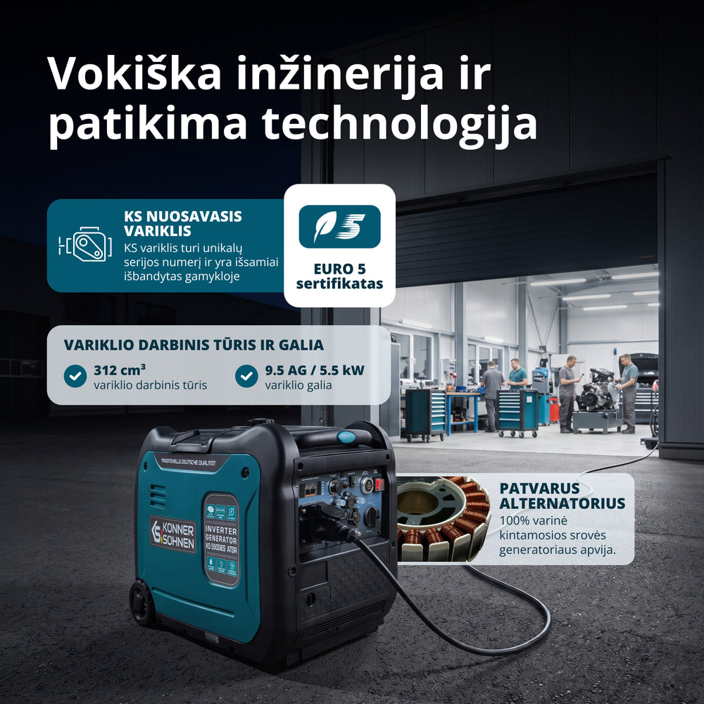 Invertora ģenerators KS 5500iE S ATSR
