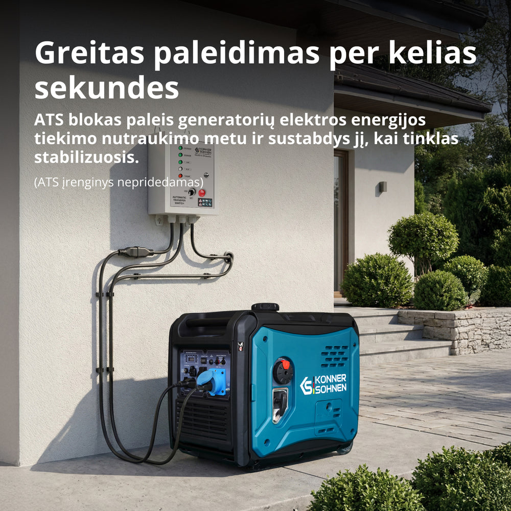 Inverterinis generatorius KS 6000iE S