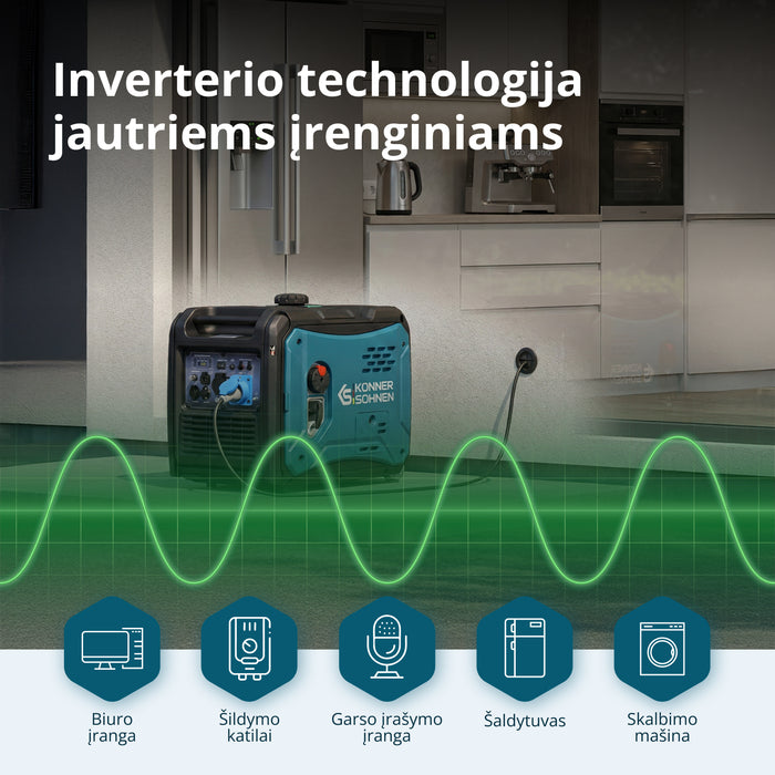 Inverterinis generatorius KS 6000iE S