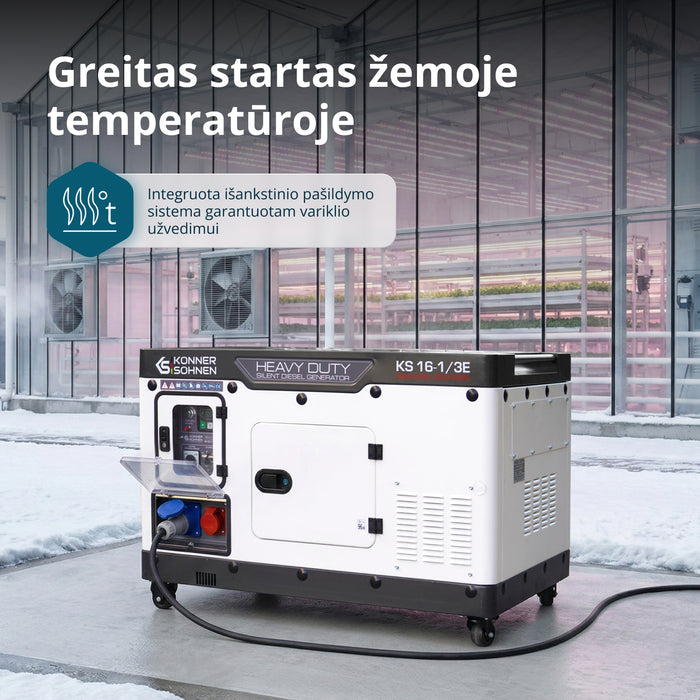 Dyzelinis generatorius KS 16-1/3E