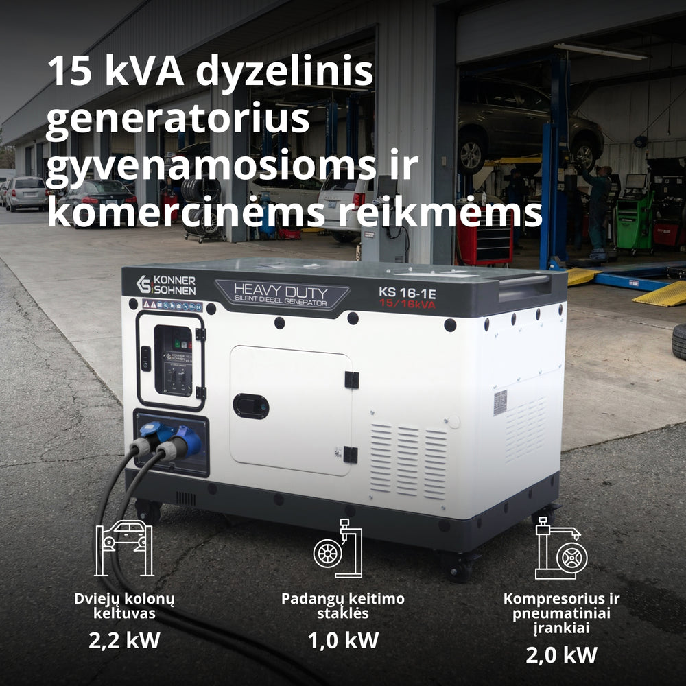 Dyzelinis generatorius KS 16-1E