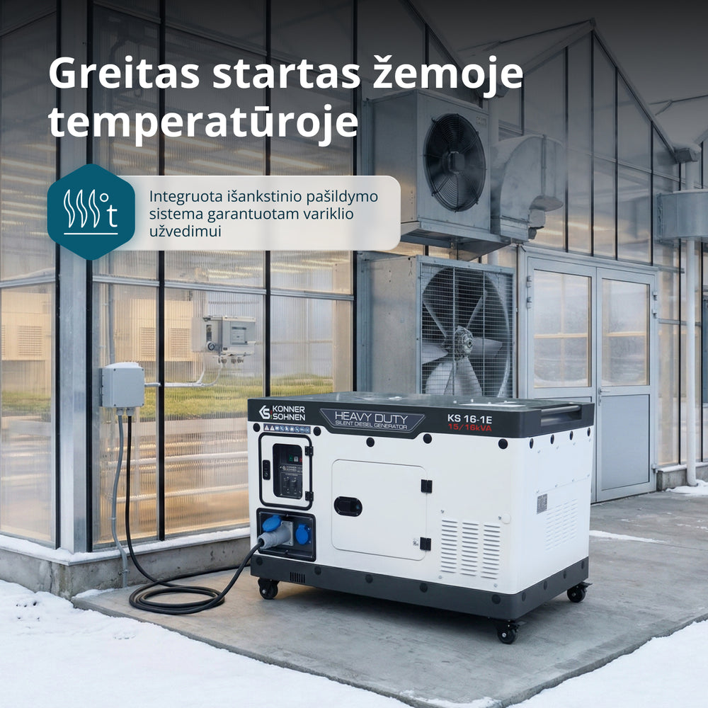 Dyzelinis generatorius KS 16-1E