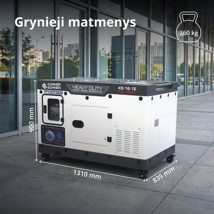 Dyzelinis generatorius KS 16-1E