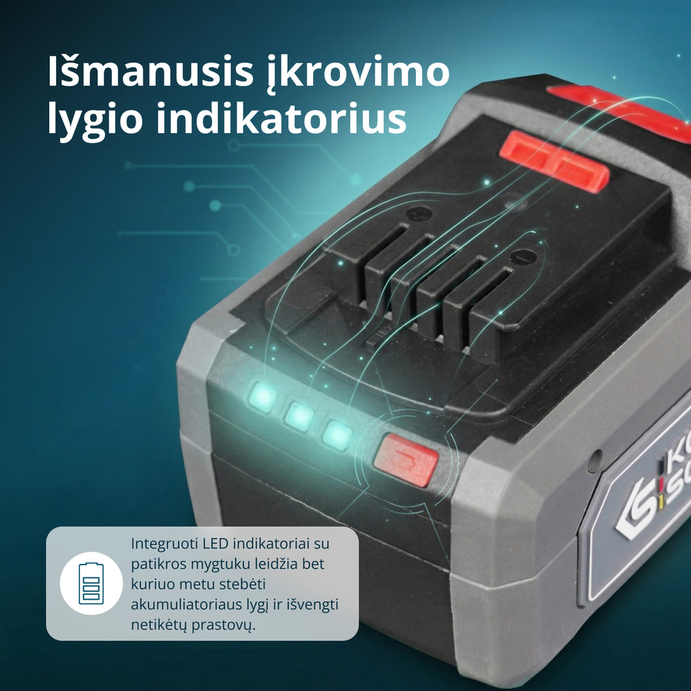 20V ličio baterija KS 20V8-2
