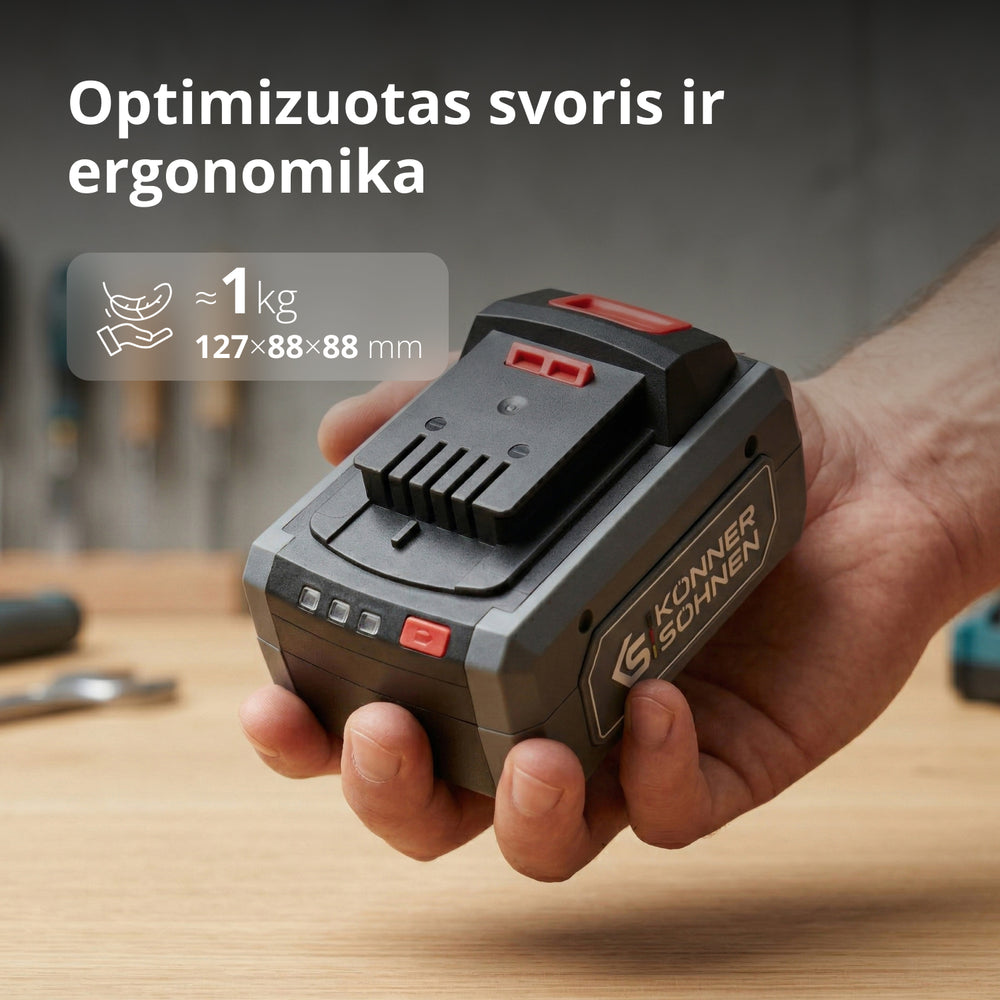 20V ličio baterija KS 20V8-2
