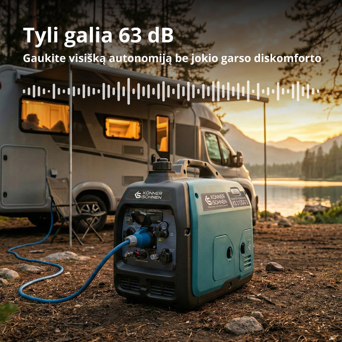 LPG/benzino inverterinis generatorius KS 3100iG S