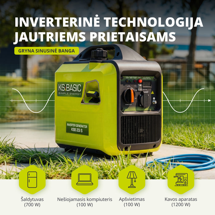 Inverterinis generatorius KSB 20i S