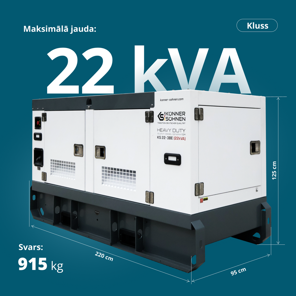 Trīsfāzu dīzeļģenerators KS 22-3BE