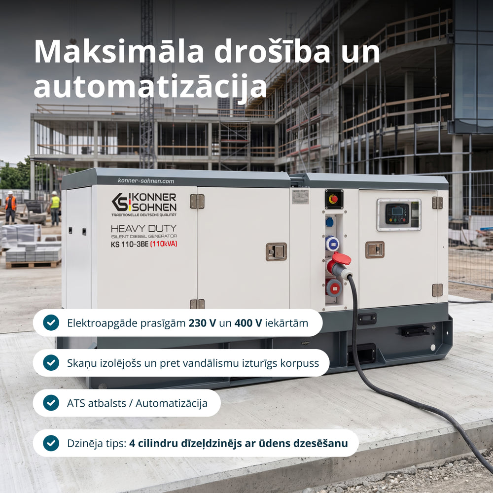 Trīsfāzu dīzeļģenerators KS 110-3BE