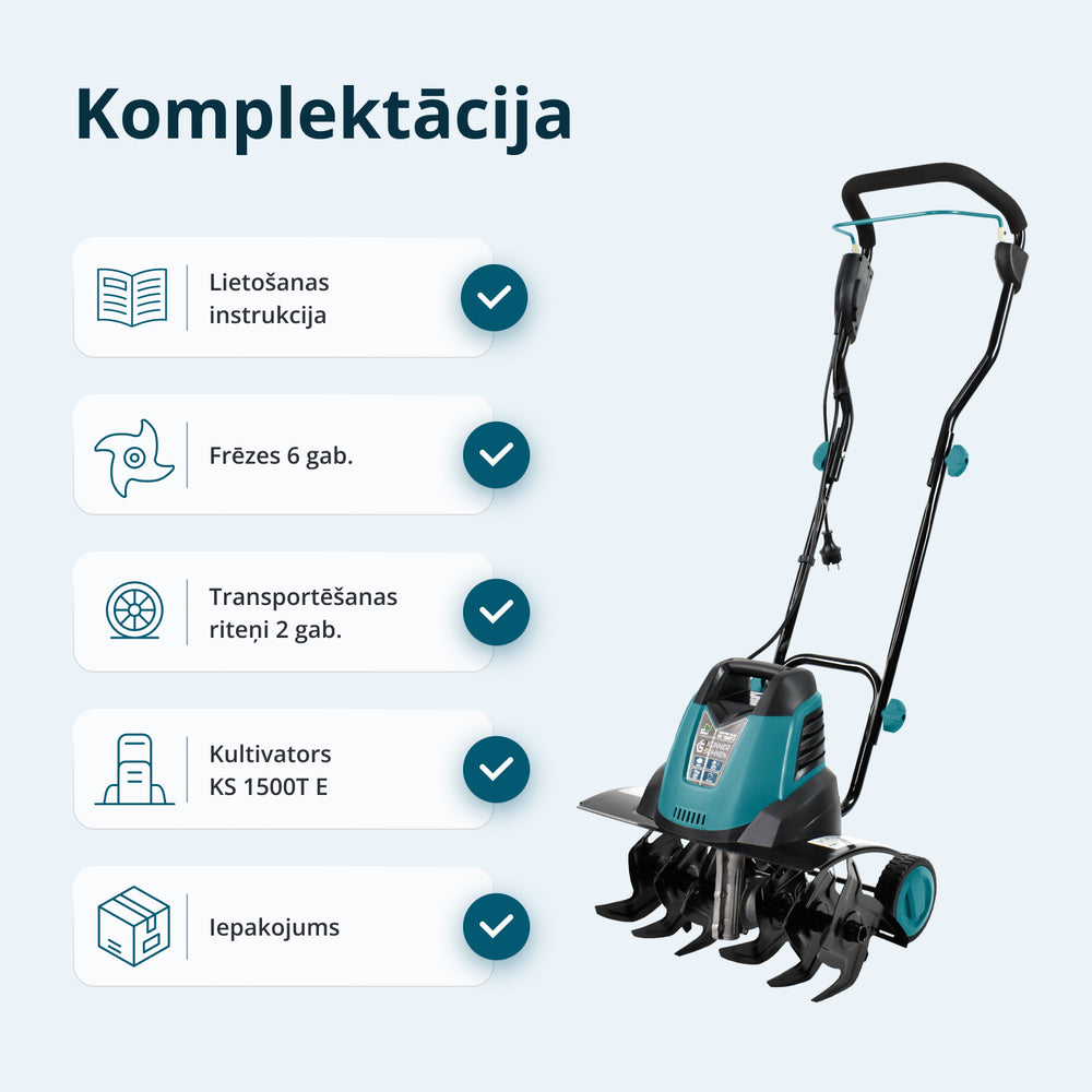 Elektriskais kultivators KS 1500T E