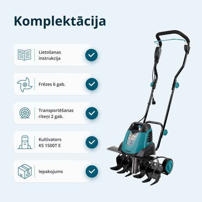 Elektriskais kultivators KS 1500T E
