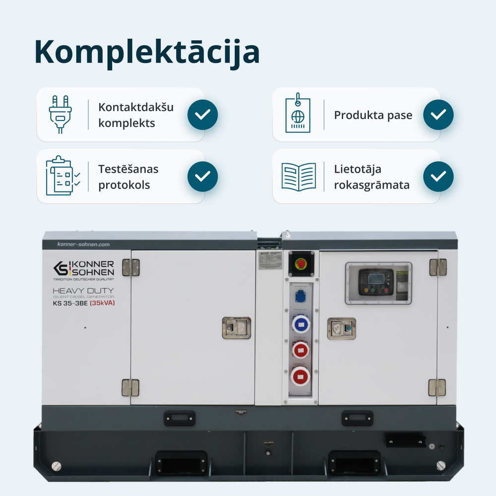 Trīsfāzu dīzeļģenerators KS 35-3BE