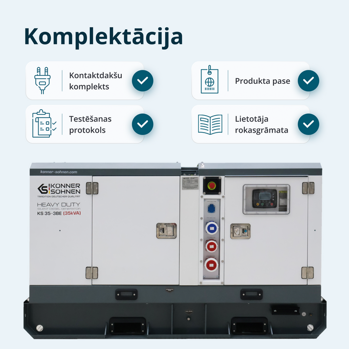 Trīsfāzu dīzeļģenerators KS 35-3BE