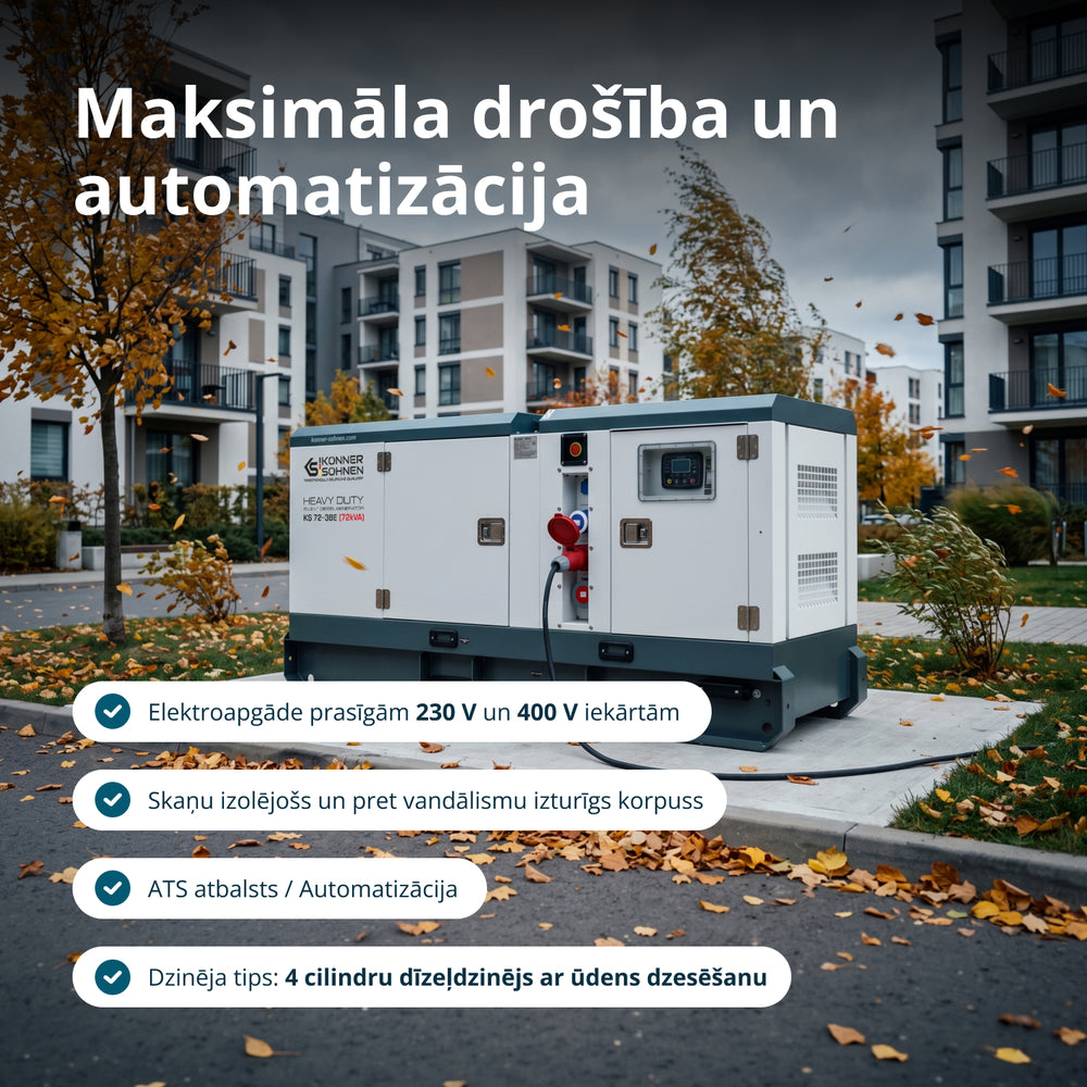 Trīsfāzu dīzeļģenerators KS 72-3BE