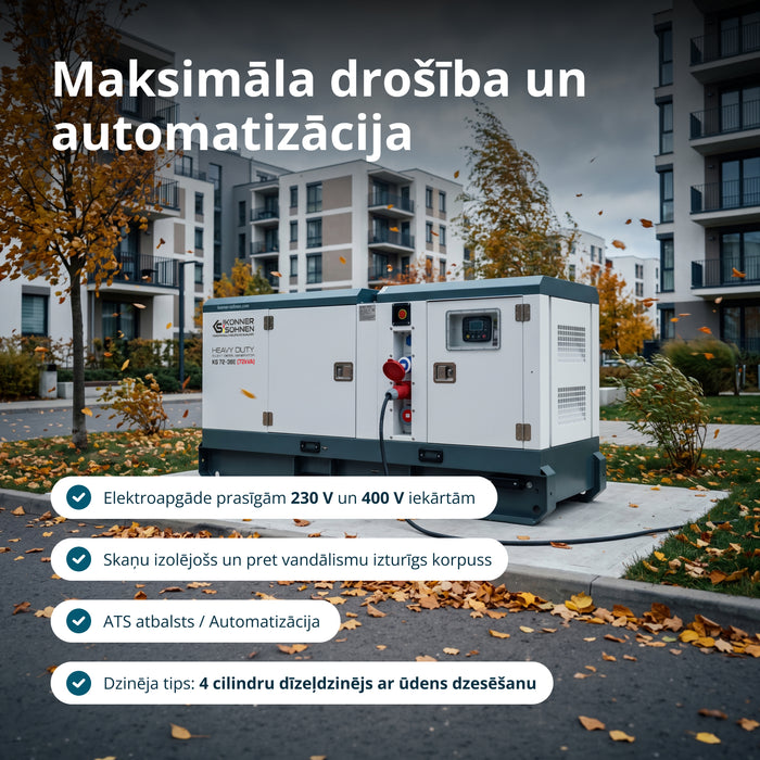 Trīsfāzu dīzeļģenerators KS 72-3BE