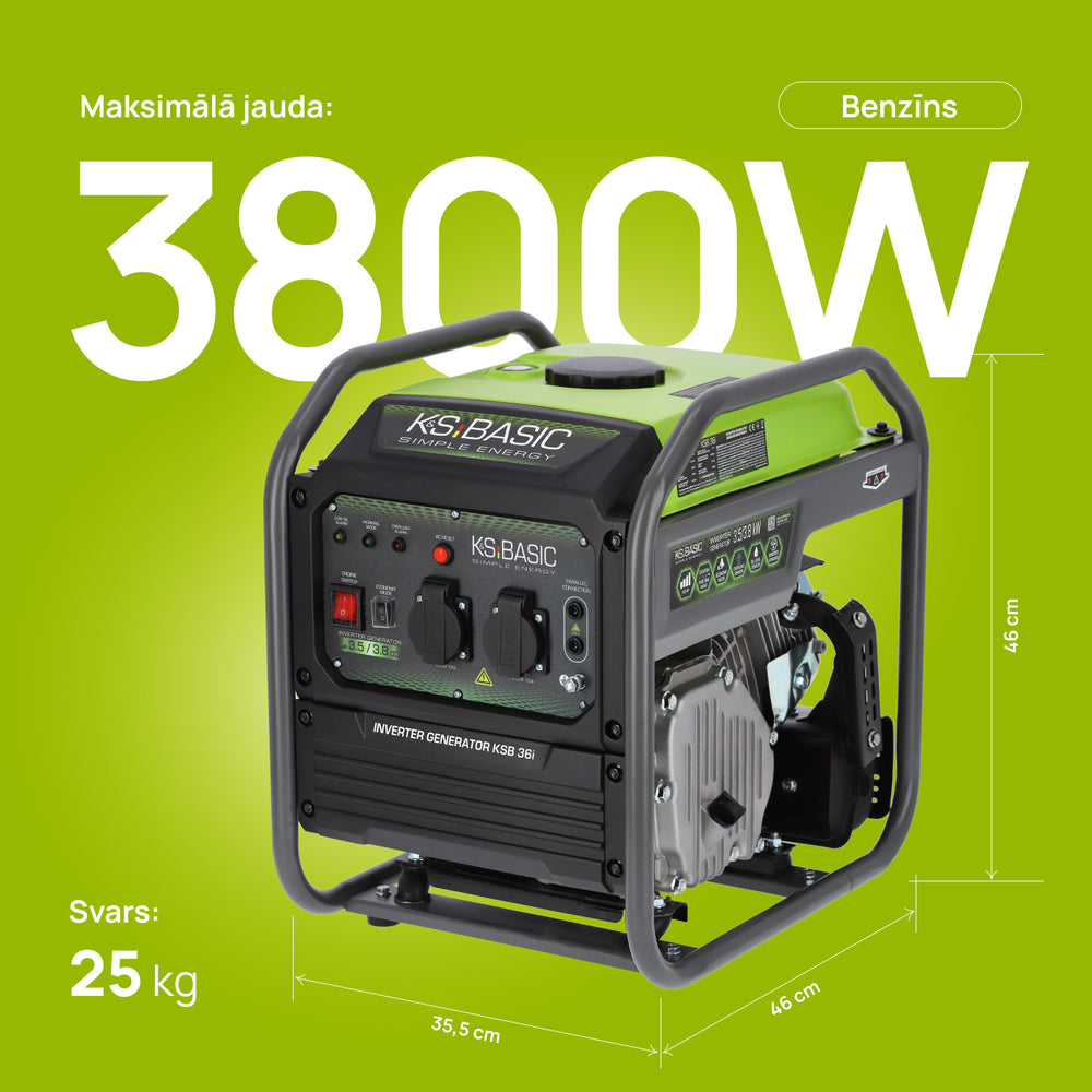 Invertora ģenerators KSB 36i