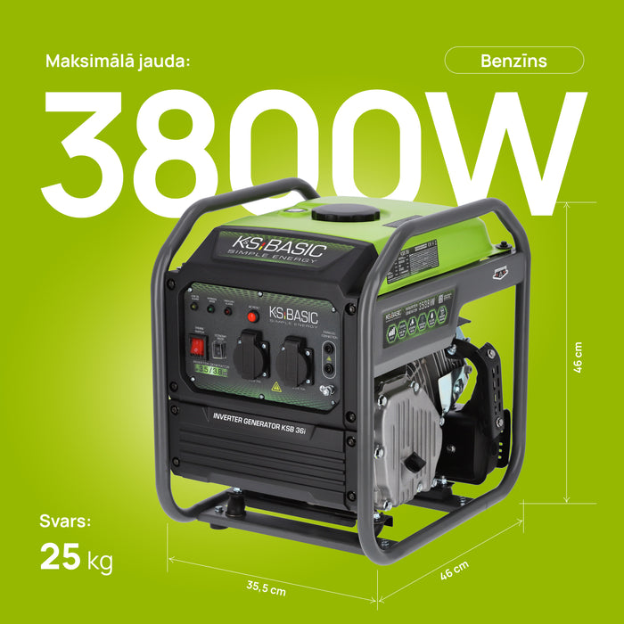 Invertora ģenerators KSB 36i
