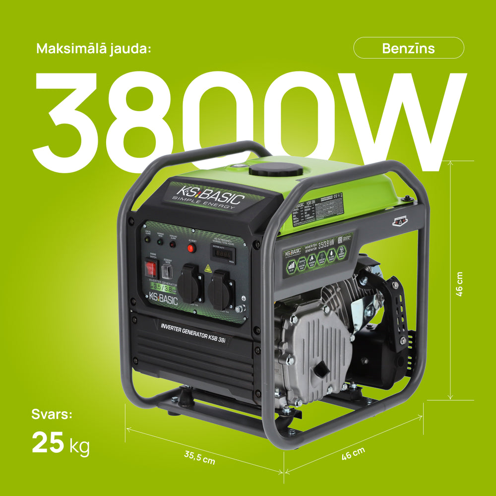 Invertora ģenerators KSB 38i