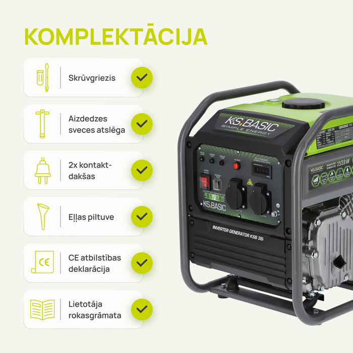 Invertora ģenerators KSB 38i