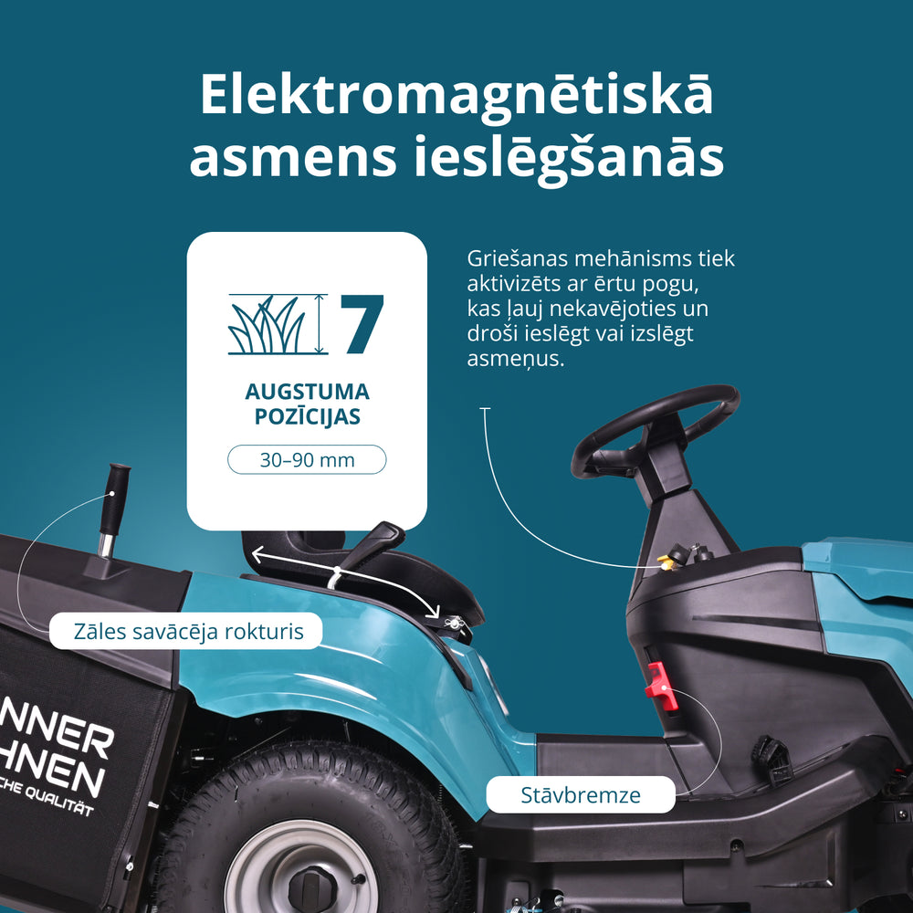 Benzīna traktora zāles pļāvējs KS 98TMG-H