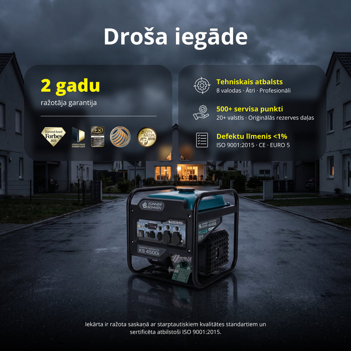Invertora ģenerators KS 4500i