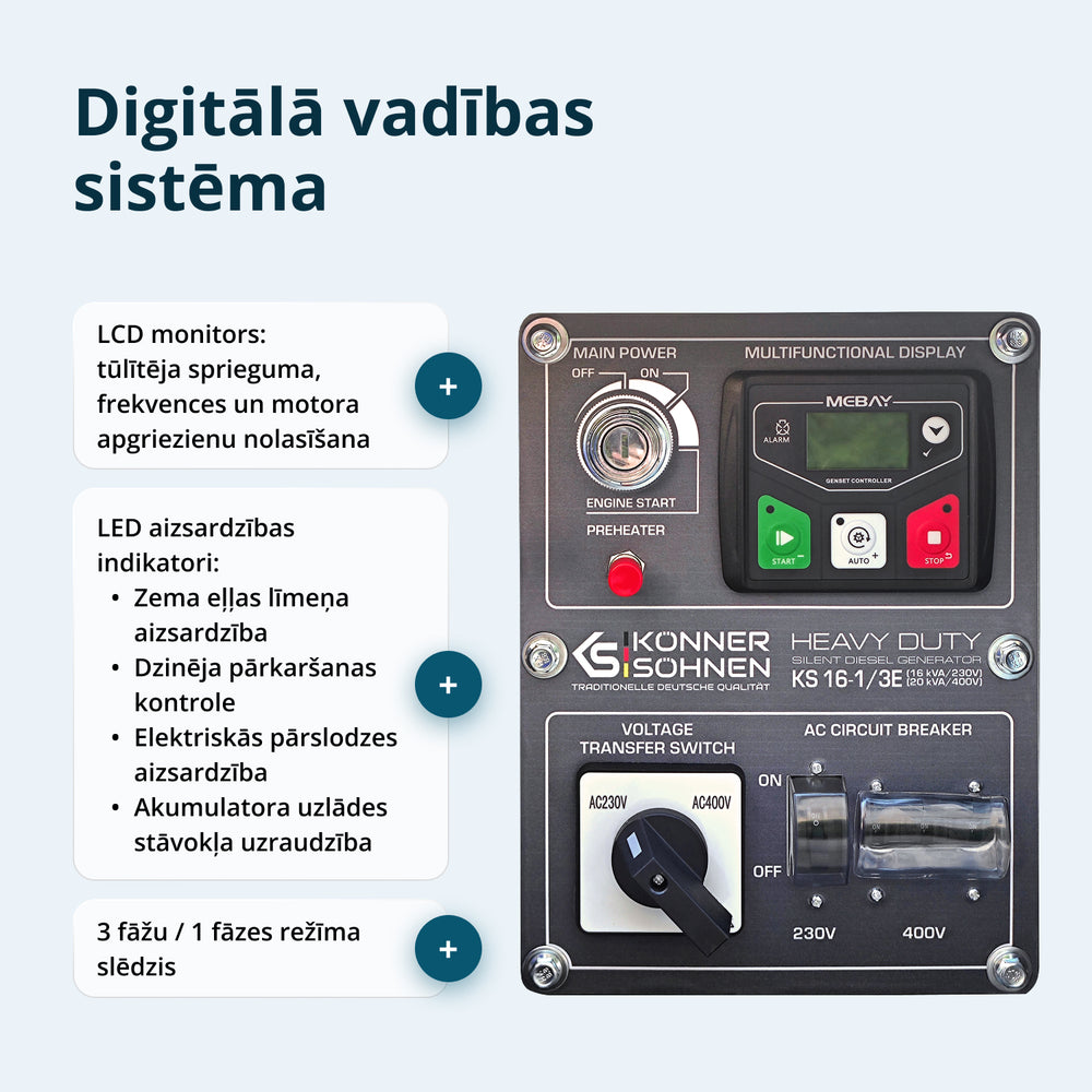 Dīzeļģenerators KS 16-1/3E