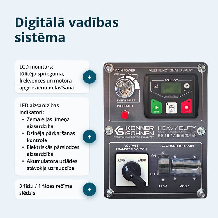 Dīzeļģenerators KS 16-1/3E