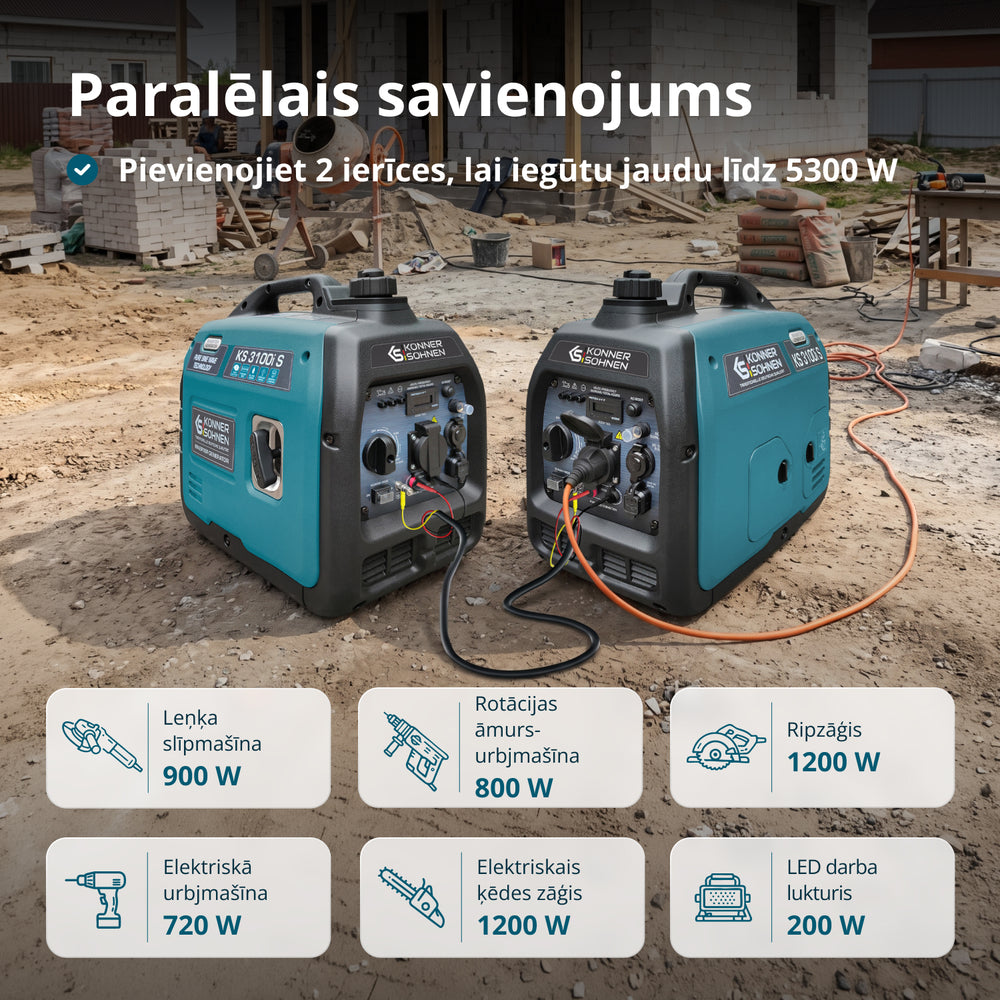 Invertora ģenerators KS 3100i S