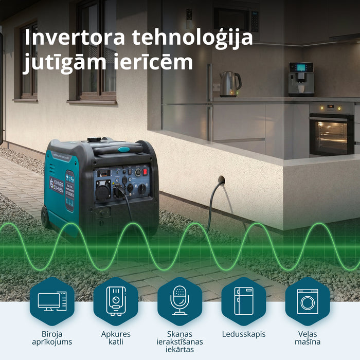 LPG/benzīna invertora ģenerators KS 5500iEG S