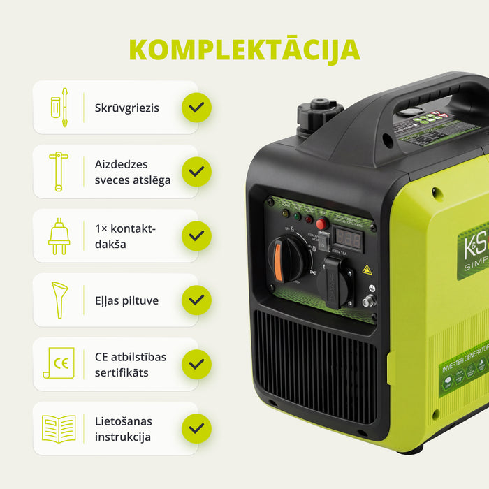Invertora ģenerators KSB 20i S