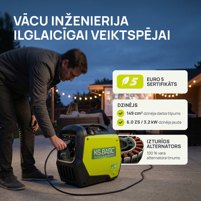 Invertora ģenerators KSB 32i S