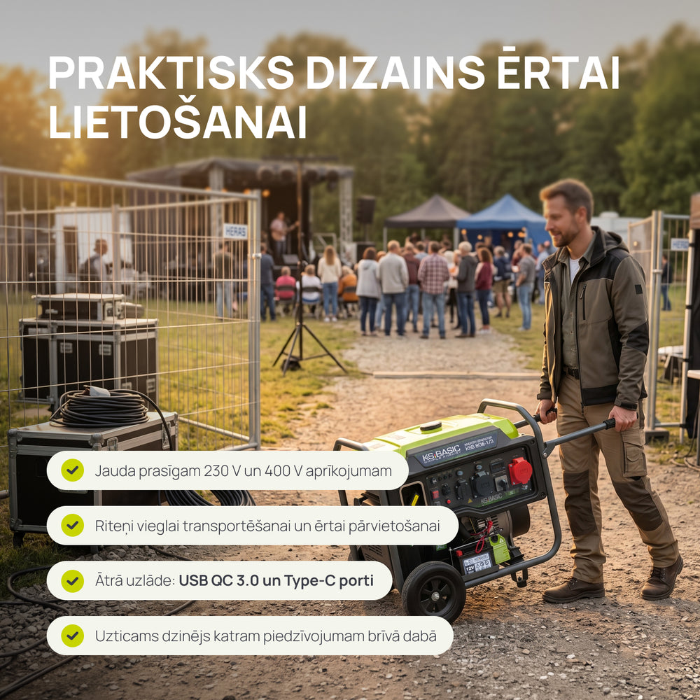 Invertora ģenerators KSB 80iE-1/3