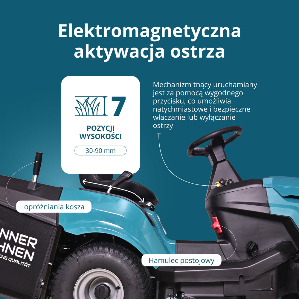 Traktor spalinowy kosiarka do trawy KS 98TMG-H