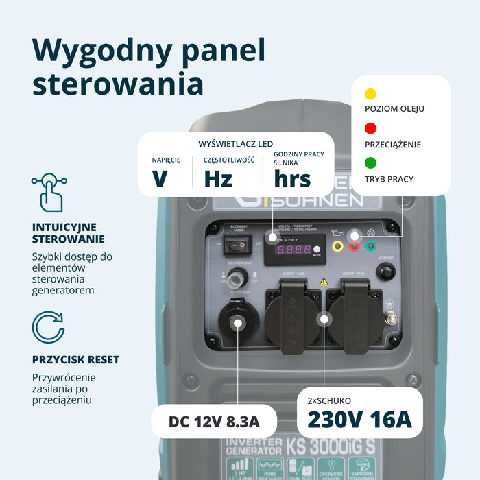Inwertorowy generator KS 3000iG S