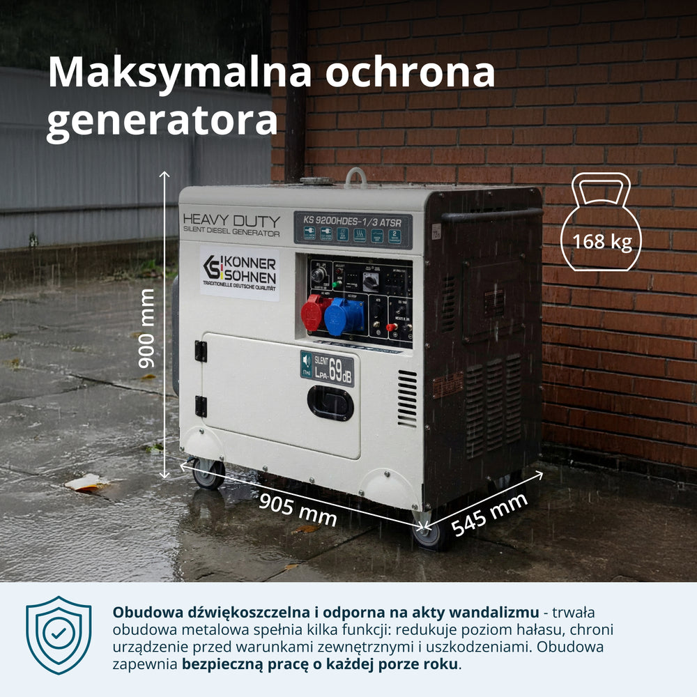 Generator diesla „Könner & Söhnen” KS 9200HDES-1/3 ATSR (EURO V)