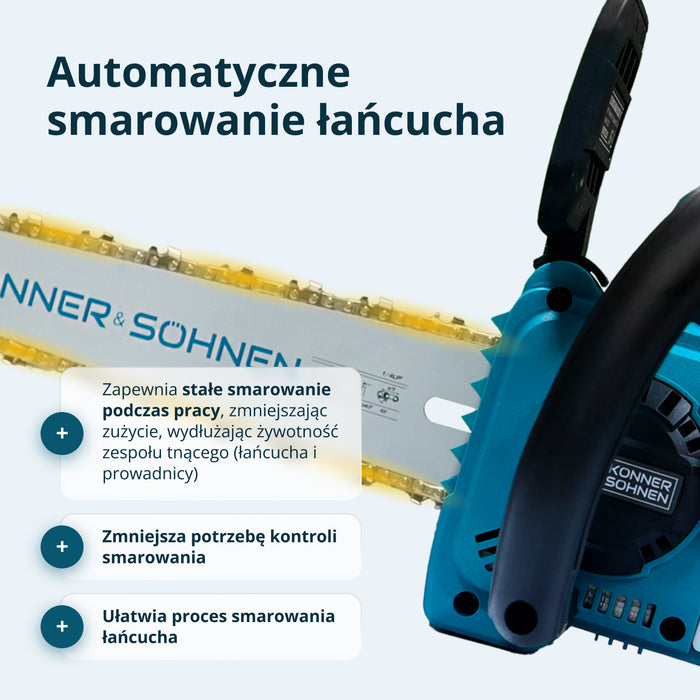 Vezeték nélküli Mini Láncfűrész KS MCS20V-12 KÉSZLET